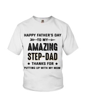 Happy Father's Day To My Amazing Step-Dad Youth T-Shirt thumbnail