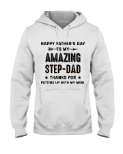 Happy Father's Day To My Amazing Step-Dad Hooded Sweatshirt thumbnail
