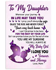 Wherever Your Journey In Life Mom To Daughter Vertical Poster tile