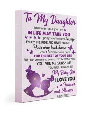 Wherever Your Journey In Life Mom To Daughter Gallery Wrapped Canvas Prints tile