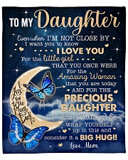 Even When I'm Not Close By Mom To Daughter Fleece Blanket - 50" x 60" front