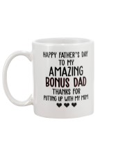 Happy Father's Day to my Amazing Bonus dad Mug back