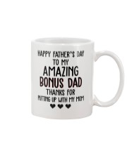 Happy Father's Day to my Amazing Bonus dad Mug front