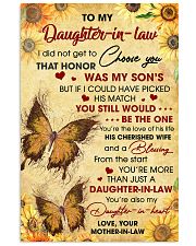 DIL Butterfly You're Also My Daughter-In-Heart 11x17 Poster front