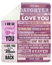 You Are My Sunshine - Dad-To-Daughter Sherpa Fleece Blanket - 50" x 60" thumbnail