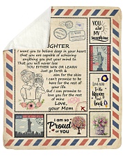 Im So Proud Of You Mom To Daughter Sherpa Fleece Blanket tile