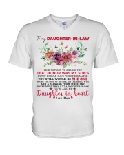 I Did Not Get To Choose U To Daughter-In-Law V-Neck T-Shirt tile