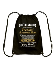 Don't Be Jealous I Have A Freakin' Awesome Mom Drawstring Bag thumbnail
