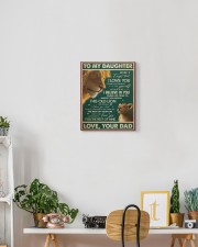 Never Forget That I Love You-Lion Dad To Daughter 11x14 Gallery Wrapped Canvas Prints aos-canvas-pgw-11x14-lifestyle-front-03
