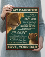 Never Forget That I Love You-Lion Dad To Daughter 11x14 Gallery Wrapped Canvas Prints aos-canvas-pgw-11x14-lifestyle-front-40
