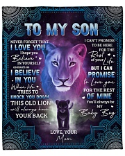 Never Forget That I Love U Lion Mom To Son Fleece Blanket - 50" x 60" front