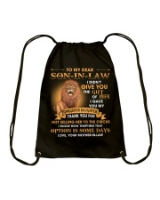 To My Dear Son-In-Law From Mother-in-law Drawstring Bag thumbnail