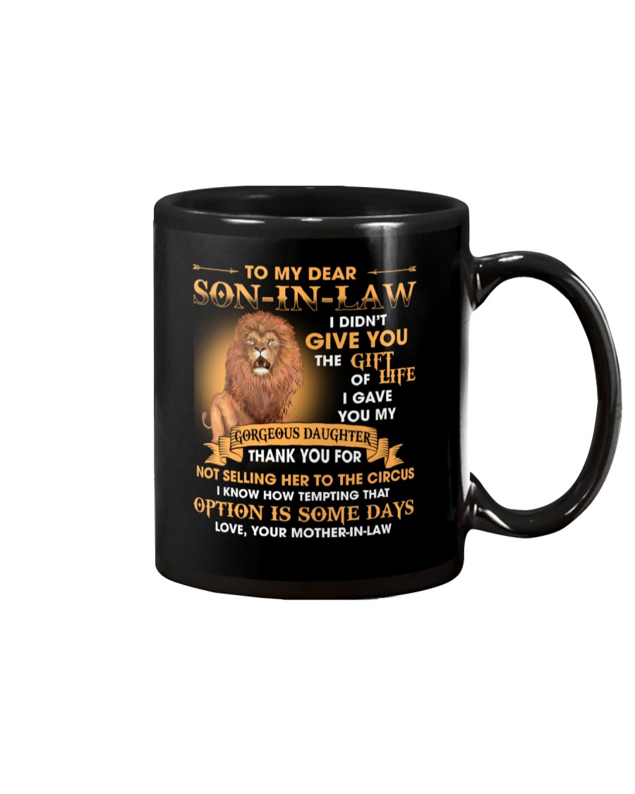 To My Dear Son-In-Law From Mother-in-law Mug