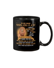 To My Dear Son-In-Law From Mother-in-law Mug front