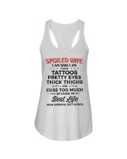 Spoiled Wife I Am Who I Am Ladies Flowy Tank thumbnail