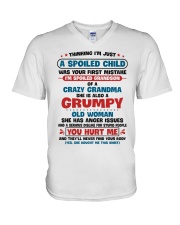 I'm Spoiled Grandson Of A Crazy Grandma V-Neck T-Shirt thumbnail