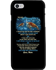 Daughter Turtle I'll Always Carry You In My Heart Phone Case tile