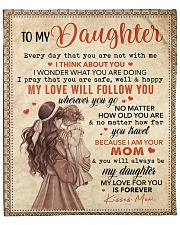 Every Day That U Are Not With Me Mom To Daughter Fleece Blanket - 50" x 60" front