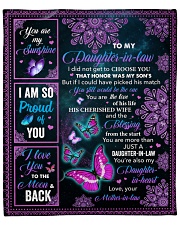 I Did Not Get To Choose You To Daughter-In-Law Fleece Blanket - 50" x 60" front