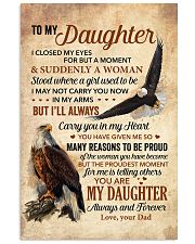 I Closed My Eyes For But A Moment Dad To Daughter Vertical Poster tile