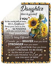 I Hope U Believe In Yourself Dad To Daughter Sherpa Fleece Blanket tile