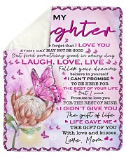 Never Forget That I Love U Mom To Daughter Sherpa Fleece Blanket - 50" x 60" thumbnail