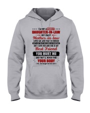 I'm Not Pefect DIl But Crazy MIL Loves Me Hooded Sweatshirt front
