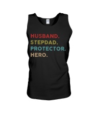 Husband Stepdad Protector Hero Unisex Tank thumbnail