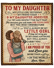 My Little Girl Yesterday Mom To Daughter Fleece Blanket - 50" x 60" front