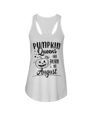 Pumpkin Queens Are Born In August Ladies Flowy Tank thumbnail