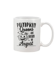 Pumpkin Queens Are Born In August Mug thumbnail