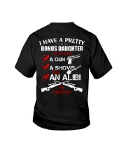 I have a pretty Bonus Daughter be careful Youth T-Shirt thumbnail