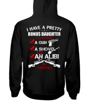 I have a pretty Bonus Daughter be careful Hooded Sweatshirt thumbnail