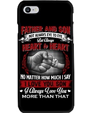 Father And Son Not Always Eye To Eye Dad To Son Phone Case tile