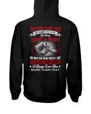Father And Son Not Always Eye To Eye Dad To Son Hooded Sweatshirt tile