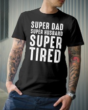 Super Dad Super Husband Super Tired Classic T-Shirt lifestyle-mens-crewneck-front-6