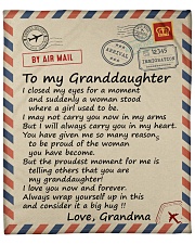 I closed my eyss 4 moment Grandma-To-Granddaughter Fleece Blanket - 50" x 60" front