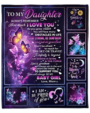 Butterfly-Always Remember I Love U Mom-To-Daughter Fleece Blanket - 50" x 60" front