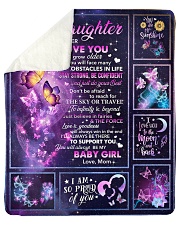 Butterfly-Always Remember I Love U Mom-To-Daughter Sherpa Fleece Blanket tile