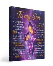 Butterfly-Im Proud Of You Mom-To-Son 16x20 Gallery Wrapped Canvas Prints front