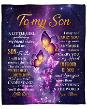 Butterfly-Im Proud Of You Mom-To-Son Fleece Blanket - 50" x 60" thumbnail