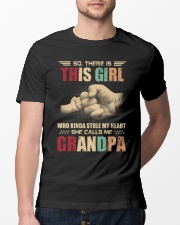This girl who stole my heart She calls me Grandpa Classic T-Shirt lifestyle-mens-crewneck-front-13