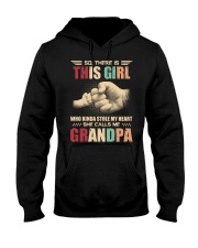 This girl who stole my heart She calls me Grandpa Hooded Sweatshirt tile