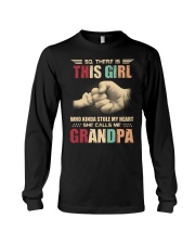 This girl who stole my heart She calls me Grandpa Long Sleeve Tee tile