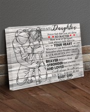 Never Feel That U Are Alone Dad To Daughter 24x16 Gallery Wrapped Canvas Prints aos-canvas-pgw-24x16-lifestyle-front-04