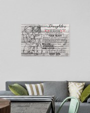 Never Feel That U Are Alone Dad To Daughter 24x16 Gallery Wrapped Canvas Prints aos-canvas-pgw-24x16-lifestyle-front-16
