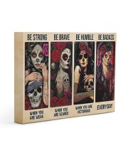Be Strong Be Brave Be Humble Be Badass Tattoo 14x11 Gallery Wrapped Canvas Prints front