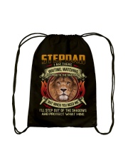 Stepdad I am there waiting watching Drawstring Bag tile
