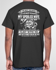 The Best Decision I've Ever Made - To Husband Classic T-Shirt garment-tshirt-unisex-back-04