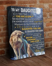 Never Feel That U Are Alone Wolf Mom To Daughter 11x14 Gallery Wrapped Canvas Prints aos-canvas-pgw-11x14-lifestyle-front-09